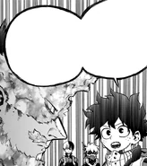 Izuku rambles about his Quirk's function.