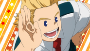 Mirio tells a joke.