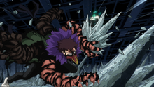 Deku fights Overhaul's second form