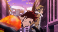 Hawks and Endeavor concerned about Dabi's presence.