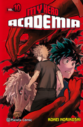 Izuku en el Volumen 10 (Portada de España).