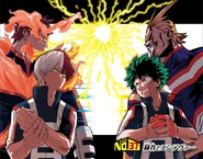 Izuku in Chapter 37's color spread.