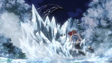 Moonfish uses his teeth to attack and keep out of the student's range.