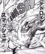 Izuku defeats Muscular.