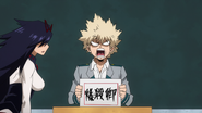 Midnight rejects Katsuki's hero name.