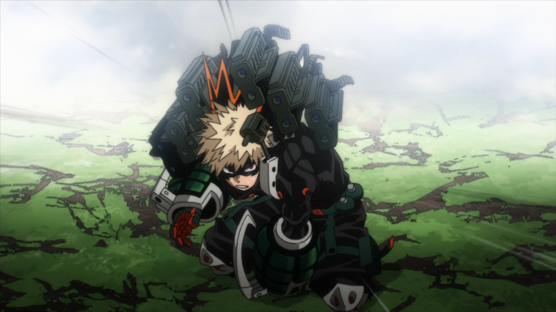 KATSUKI BAKUGO STRAFE PANZER 僕のヒーローアカデミア My hero academia Katski Bakugo STRAFE PANZER JUNP OUT HEROES