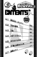 Volume 1 Table of Contents