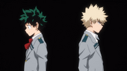 Katsuki's disconnected relationship with Izuku.