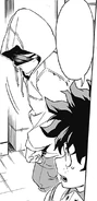 Izuku meets a hooded Takeshi.
