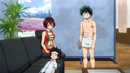 Izuku brings Kota to Mandalay's office.