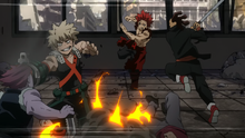 Katsuki & Eijiro vs Villains