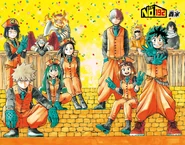 Izuku in Chapter 192's color spread.