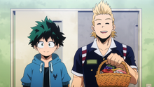 Izuku and Mirio visit Eri