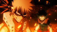 Izuku and Katsuki have the upper hand