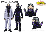 Nine's colored character design for the anime.