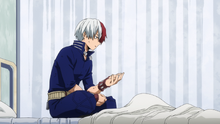 Shoto reflects on the training exercise (Anime)