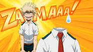 Katsuki spitefully taunting his classmates