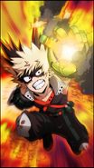 Katsuki Bakugo Character Art 3 Smash Rising