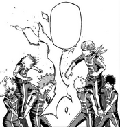 Neito copies Katsuki's Explosion Quirk.