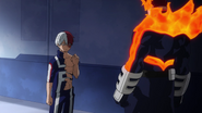 Shoto tells his father he forgot about him.