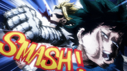 All Might punishes Izuku.