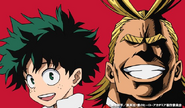 Izuku and All Might Colored Profile