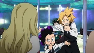 Denki and Minoru trying to impress Melissa.