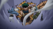 Izuku, Shoto and Mezo tackle Mr. Compress