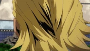 The U.S.J. Nomu absorbing All Might's Carolina Smash.