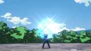 Yuga training his Quirk.