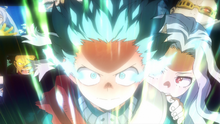 Everyone empowered Izuku