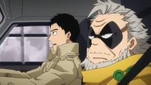 Naomasa and Gran Torino head to Kurogiri's location