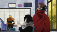 Snipe and Shota Aizawa discuss student internships.