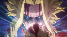 All Might's resolve