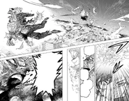 Izuku watches Katsuki save All Might.
