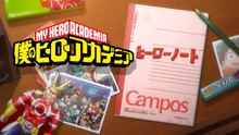 My Hero Academia (Segunda Temporada) Libreta de Héroes - Ver en