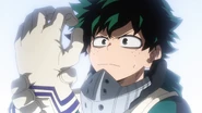 Izuku struggles to develop his own style