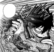 Dabi prepares to attacks Endeavor and Hawks.