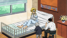 Gran Torino and Naomasa talk to All Might