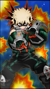 Katsuki Bakugo Skill Character Art 14 Smash Rising
