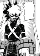 Katsuki's winter hero costume.