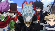 The League arrives at Deika City