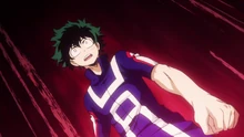 Izuku stopped in his tracks, awaiting Hitoshi's command.