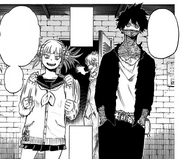 Giran recruits Himiko and Dabi to the League of Villains.