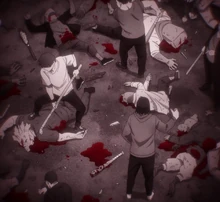 Heteromorphs being massacred.