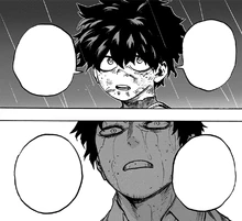 Izuku questions Kai if he feels remorse for his actions.