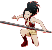 In-game render of Momo Yaoyorozu