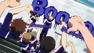 Students boo Katsuki