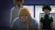 Izuku, Mirio and All Might mourning