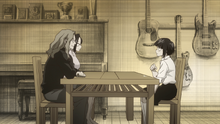 Kyoka talks to her parents